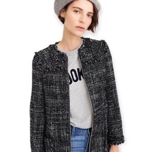 J. Crew Tweed Swing Coat